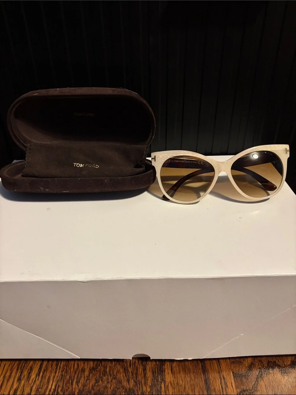 Tom Ford Women’s Sunglasses Gradient Brown Lenses (TF 330)